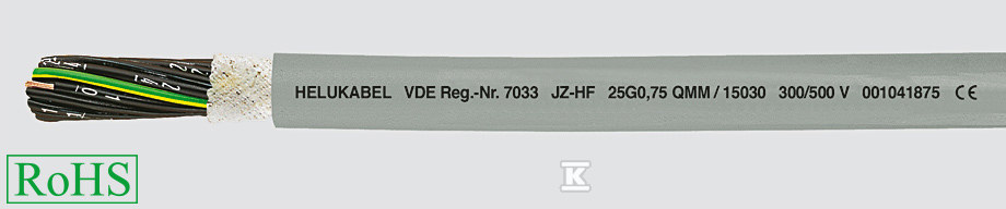 Kabel elastyczny 500V JZ-HF 7G1 żyły - 15041