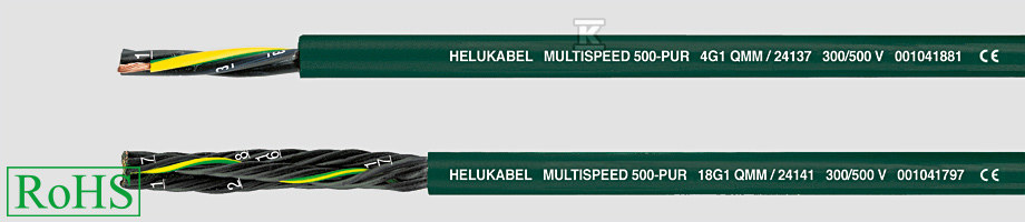 Kabel elastyczny 500V m.SPEED 500-PUR - 24143