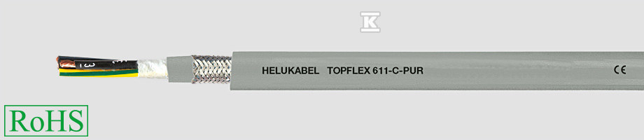 Przewód 1kV, TOPFLEX-611-C-PUR 4G1,5 - 22970