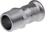 KAN-therm Inox spojka s vnějším závitem - 15 x 1/2"