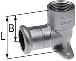 KAN-therm Inox vodovodní konektor - 22 x 3/4"