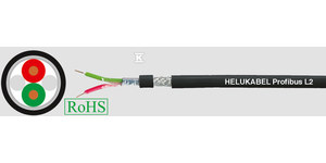 【送料無料/即納】 1x2X0,64 L2 profibus Przewód zewnętrzny, 80792 czarny ブルーレイプレーヤー・レコーダー