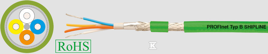 Przewód profinet B 2x2X0,75 aplikacje - 802185