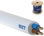 Przewód instalacyjny YDY 750V 2x2,5 biały