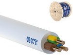 Installation cable nkt YDY-żo 450/750 3x2.5 white DRUM