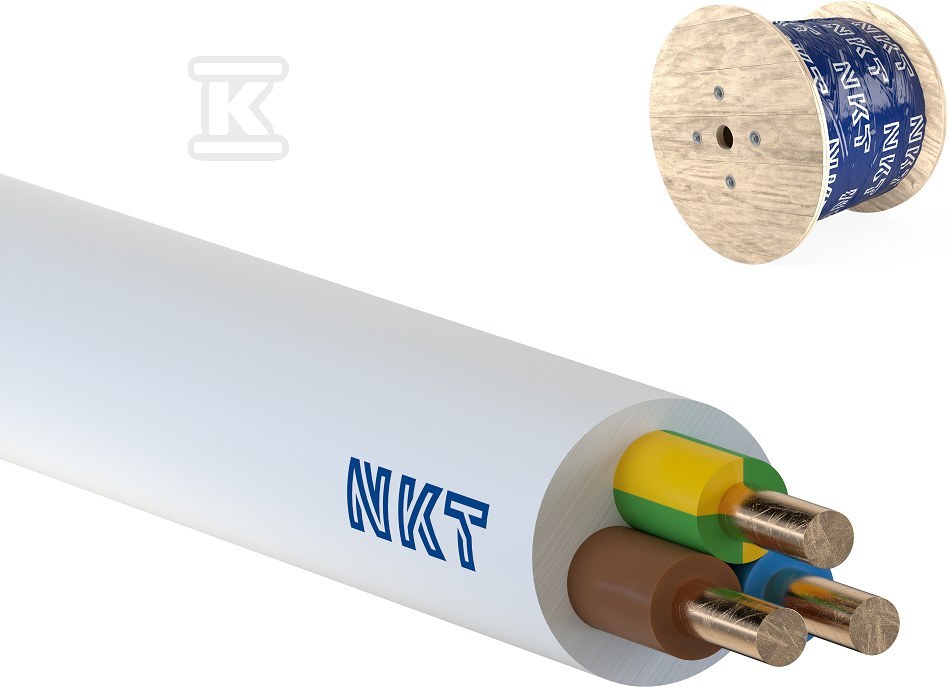 Przewód instalacyjny YDY żo 750V 3x4 - 172171008D1000
