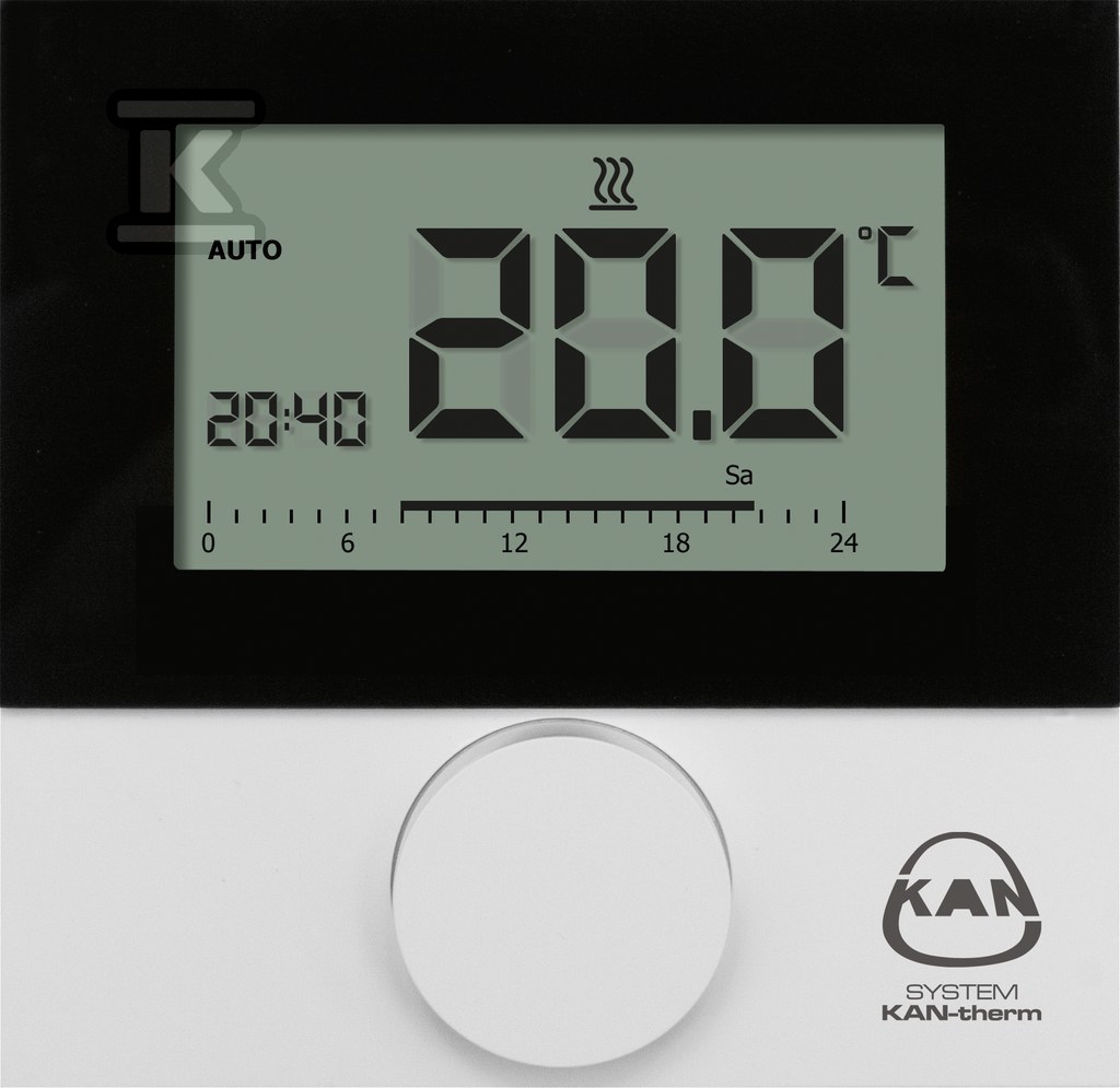 Termostat cu fir cu LCD 230V - 1802012004