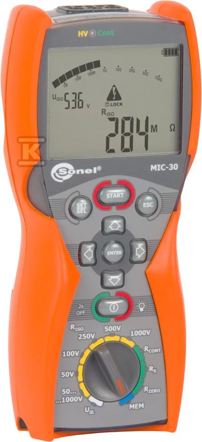 MIC-30 IP67 insulation resistance meter - WMPLMIC30