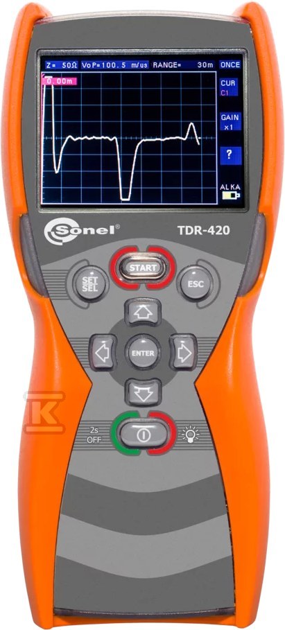 Reflektometr TDR-420z deklaracją - WMPLTDR420