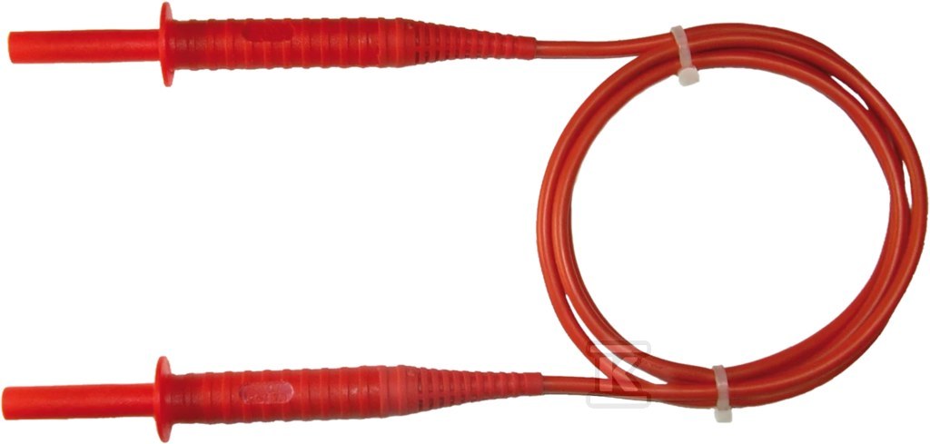 1,8 m červený kabel 5 kV (banánové - WAPRZ1X8REBB