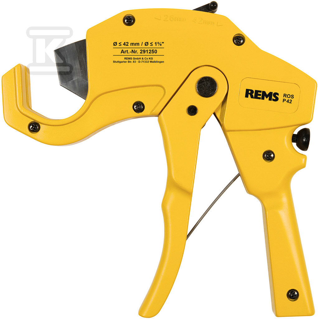 Nożyce do rur Rems Ros P 42 - 291250R
