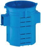 Flush-mounted box, very deep, 80mm, blue, combined S60G