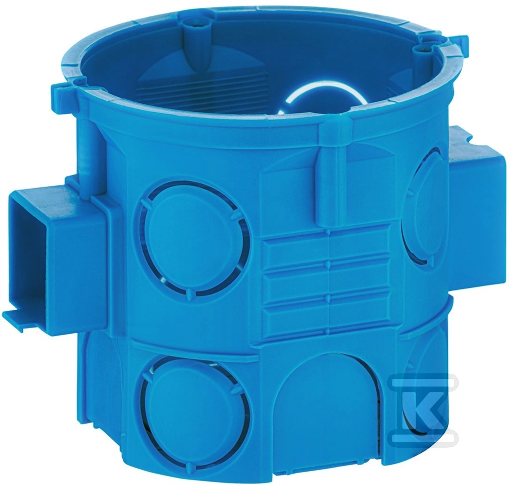 Flush-mounted box, deep, blue, combined - 34057203