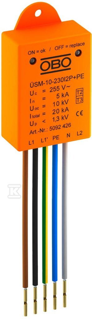 Ogranicznik przepięć LED typ - 5092426