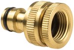 Universal connection with female thread 1/2" - 3/4" brass BRASS /label/