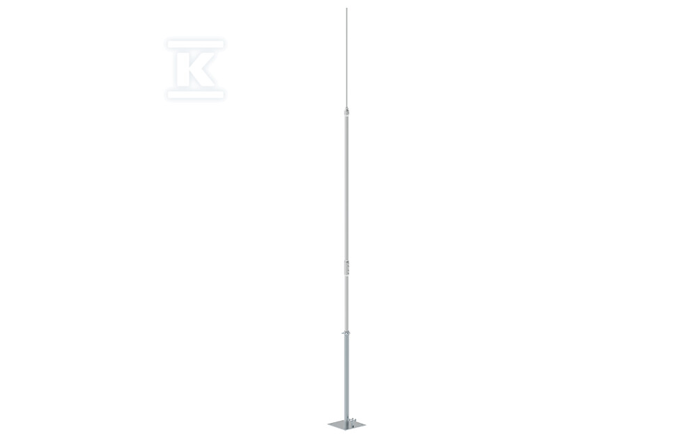 Aluminiowy maszt odgromowy z podstawą - 65604509