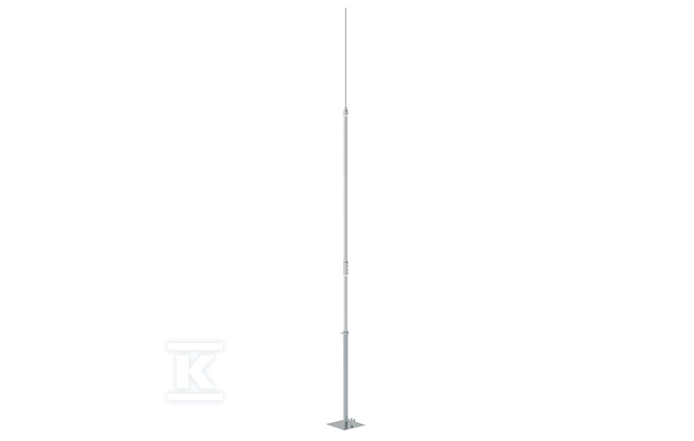 Aluminiowy maszt odgromowy z podstawą - 65606509