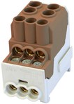 Розподільний блок SDB 100 - Розподільний Al/Cu 80010 SIMBLOCK коричневий