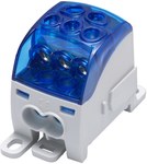 Розподільний блок SUB 210 - універсальний Al/Cu 82050 SIMBLOCK синій