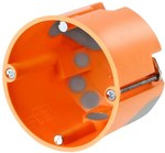 Короб гіпсовий урізного монтажу, глибокий, з мембраною, помаранчевий Е3700