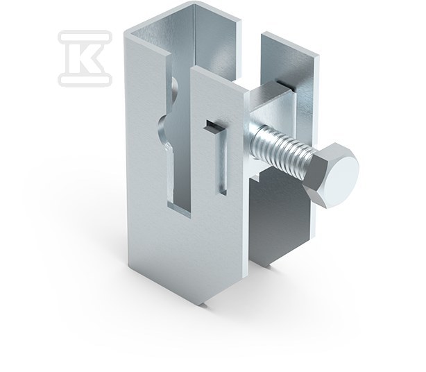 Hoop iron holder with a clamping screw - 97400101