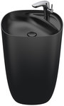 Umywalka stojąca Beyond 500x420x875MM FINECERAMIC ® onyx