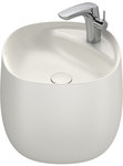 Umywalka ścienna Beyond 430x430MM FINECERAMIC ® beige