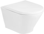 GAP ROUND wall-hung Rimless toilet bowl + Supralit® soft-close seat