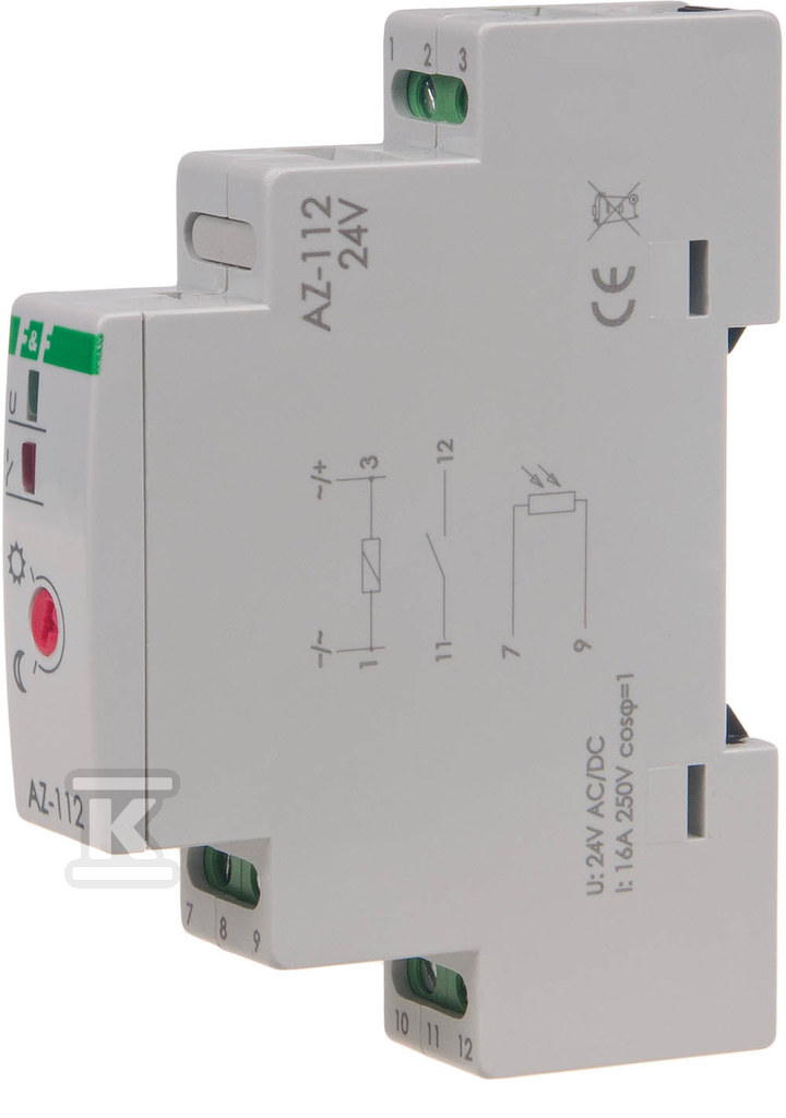 Automat zmierzchowy z zewnętrzną sondą - AZ-112-24V