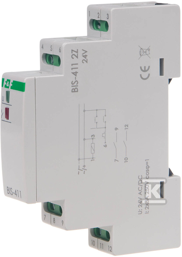 Бістабільне реле БІС-411-2З-24В - BIS-411-2Z-24V