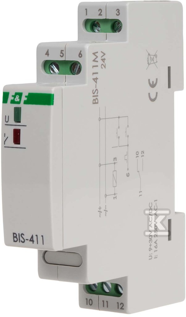 Бістабільне реле з пам'яттю 9÷30 В - BIS-411M-24V