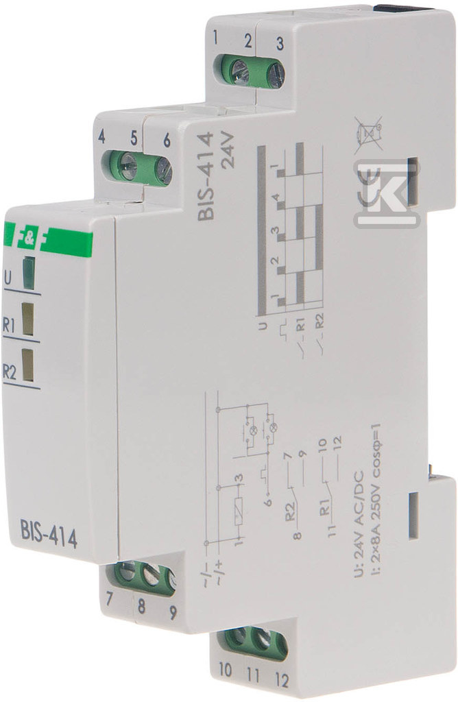 Бістабільне реле БІС-414 24В - BIS-414-24V