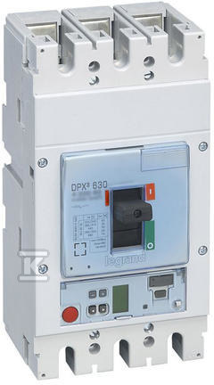 Wyłącznik DPX3 630 S2 3P 630 A 70 kA - 422080