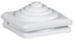 Flexible white cable gland