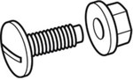 Parafuso e porca M8 x 20 aço