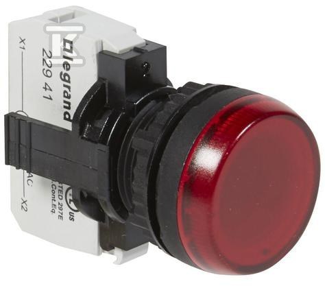 Lampka IP69 czerwona LED 230 V AC - 023791