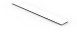 Blanking strip white (RAL9003) 24M