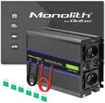 Monolith 3000 MS Wave feszültség átalakító | 12V – 230V | 1500/3000W | USB