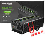 Monolit feszültség átalakító | 1000W | 2000W | 12V – 230V | Pure Sine