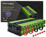 Monolith voltage converter, battery charging, UPS, 2000W, 4000W, 12V to 230V, Pure Sine, LCD