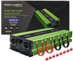 Monolith voltage converter | battery charging | UPS | 3000W | 6000W | 12V to 230V | Pure Sine | LCD