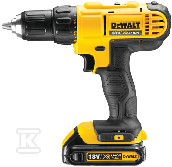 Wiertarko-Wkrętarka DEWALT XR 18V, - DCD771S2-QW