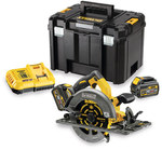 Pilarka Tarczowa DeWalt XR FLEXVOLT 54V 190mm Kompatybilna z Szyną z 2 Akumulatorami 6Ah