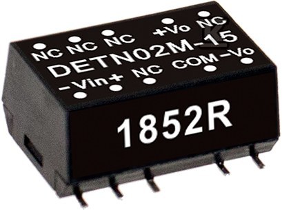 Moduł DC/DC 2W 5V±10%/ ±15V ±0.067A - DETN02L-15