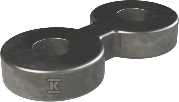 Łącznik z dwoma uchami płaski - 3521