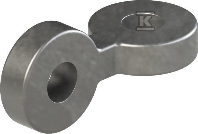 Łącznik z dwoma uchami skrętny - 3532