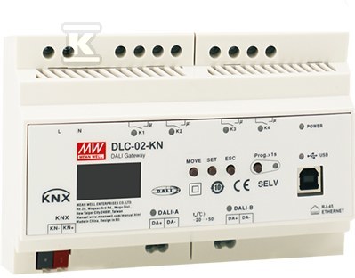 Bramka KNX na DALI-2 DLC-02-KN - DLC-02-KN