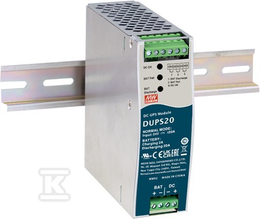 UPS buffer module 24~29V 20A DUPS20 - DUPS20