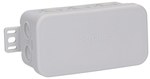 Puszka odgałęźna E126 naścienna, biała IP54 85 x 44 x 40 mm E126W