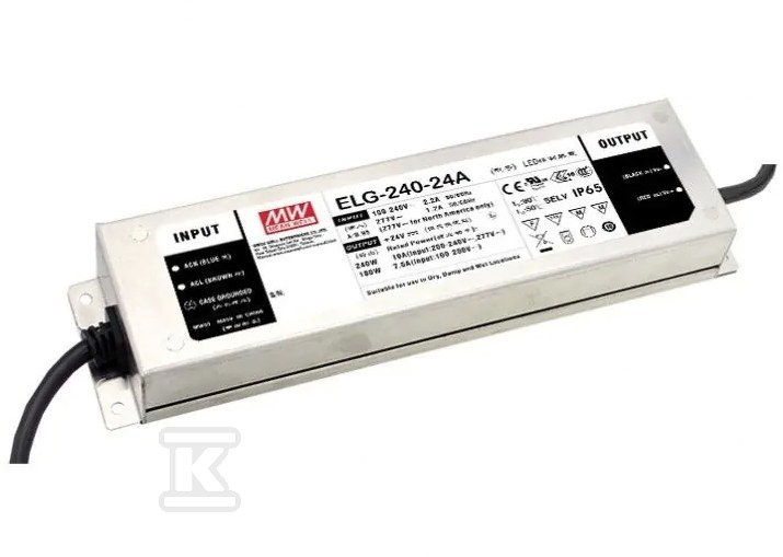 Zasilacz LED 240W 36V 6.66A - ELG-240-36DA